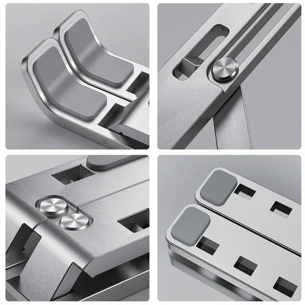 Support Ordinateur Portable PC et MacBook - Pliable, Réglable 6 Angles, Ventilation et Antidérapant