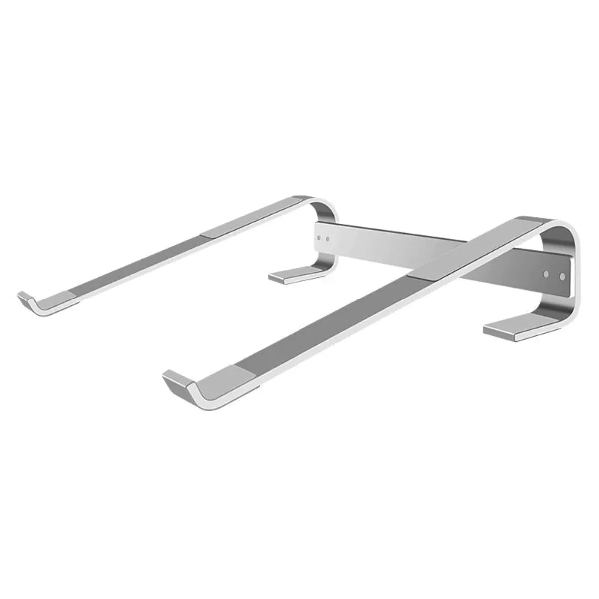 Support PC portable ergonomique en aluminium gris AeroCurve V2 par Bureau Cosy.