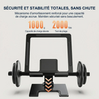 Test de charge du support pour tablette ErgoPad X démontrant une stabilité tactile extrême sans basculement.