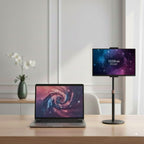 Support pour Tablette et Moniteur Portable Ajustable en Hauteur 4,7 à 17,3 Pouces