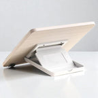 Support Tablette Bambou Ergonomique pour Dessin et Télétravail 12,9 Pouces