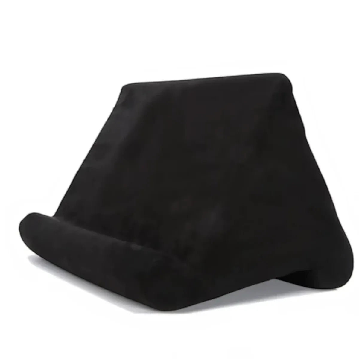 Support tablette ErgoNest en version noir profond, inclinaison parfaite pour un excellent confort biomécanique.