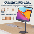 Compatibilité universelle du support tablette Horizon Pro pour écrans et smartphones