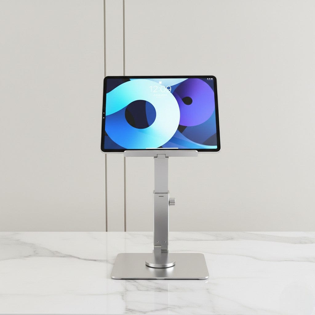 Support Tablette Réglable en Aluminium 360° - Station de Travail Ergonomique 4-14 Pouces