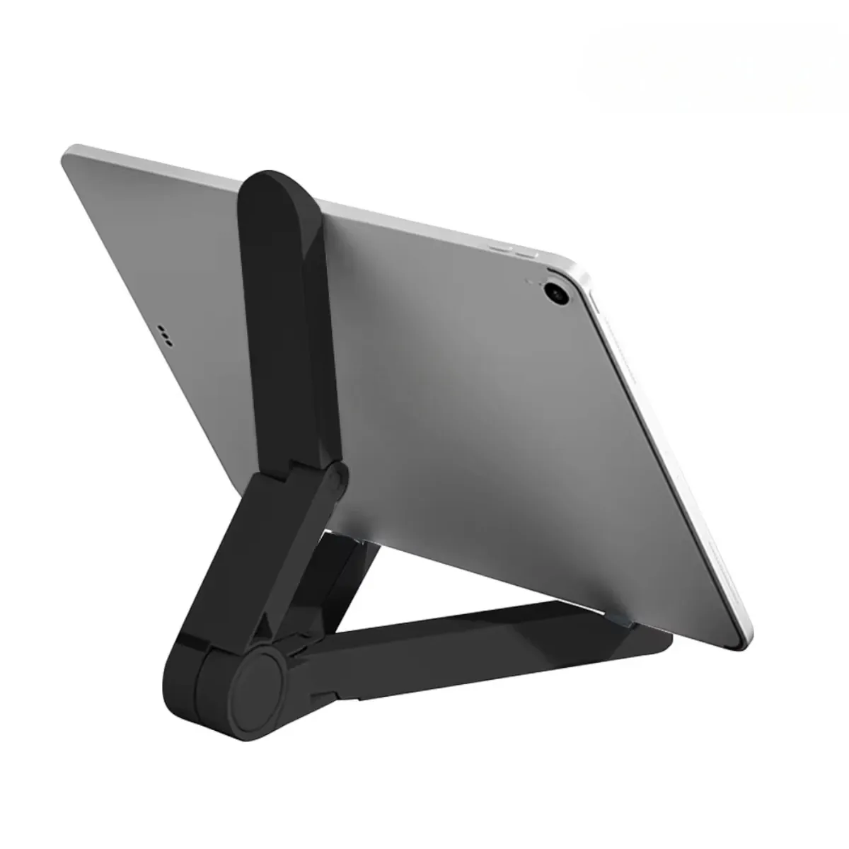Support pour tablette TabFlex Pro noir, rehausseur ergonomique idéal pour aménager son bureau.