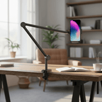 Support Téléphone à Bras Télescopique Articulé - Multi-Axes, Rotatif 360° & Fixation Universelle