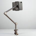 Support Téléphone à Bras Télescopique Articulé - Multi-Axes, Rotatif 360° & Fixation Universelle