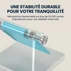 Mécanisme interne robuste et durable testé sur 20 000 cycles du support téléphone AeroPivot