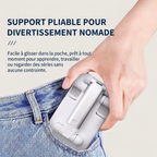 Format ultra-compact du support téléphone Kalyx Pro rangé dans une poche de jean