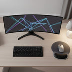 Tapis de Souris Ergonomique avec Repose-Poignet - Support Confort 22x25cm