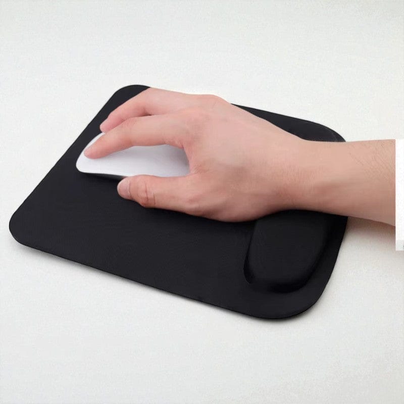 Tapis de Souris Ergonomique avec Repose-Poignet - Surface Antidérapante 23x21cm