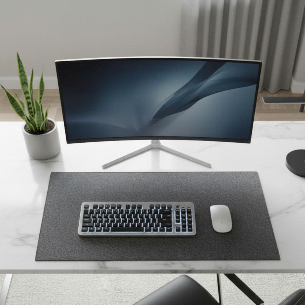 Tapis de Souris XXL en Feutre - Grande Taille Bureau Gamer