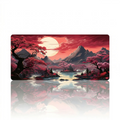 Visuel principal du tapis de souris XXL Lunar Essence avec illustration de paysage lunaire rouge et reflets haute précision.
