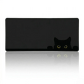 Vue de face du tapis de souris Neko Stealth Pro avec son design chaton iconique et surface micro-textile.
