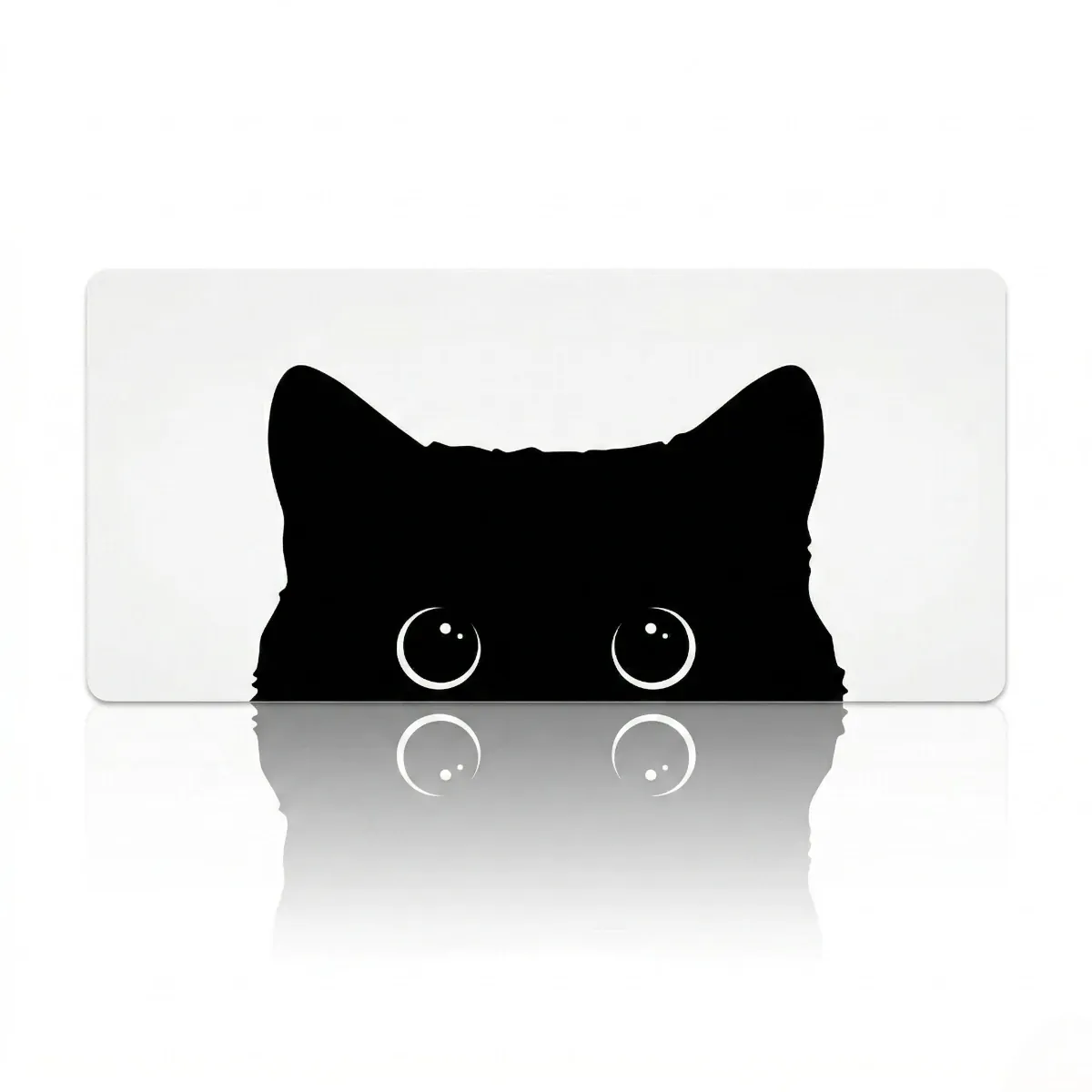 Tapis de souris Shadow Prowl blanc en tissu micro-texturé XXL offrant une précision et une glisse optimale.