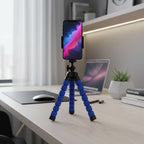 Trépied Téléphone Flexible Mini Octopus - Support Smartphone Universel avec Télécommande Bluetooth