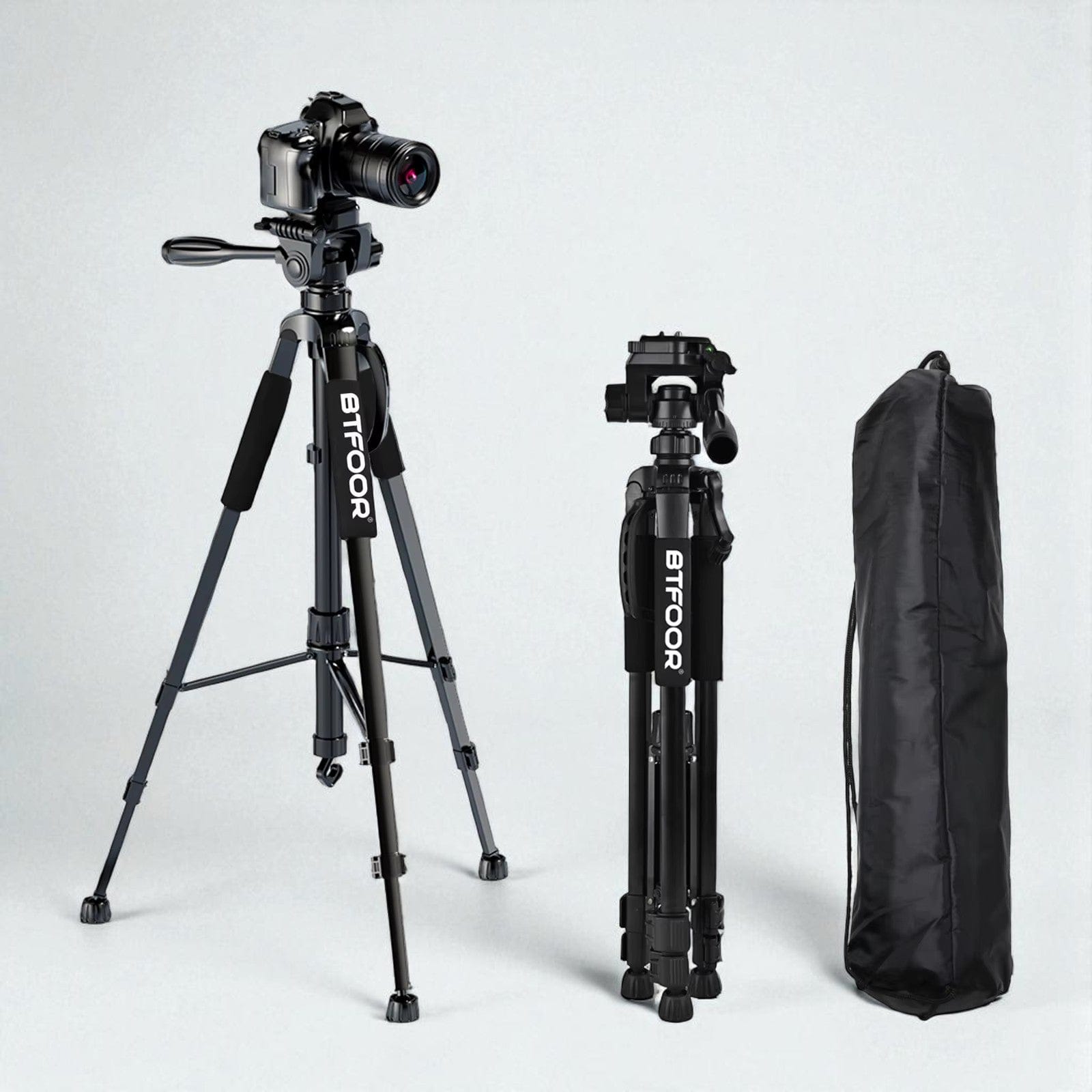 Trépied Téléphone Professionnel Aluminium 140cm pour Station de Travail