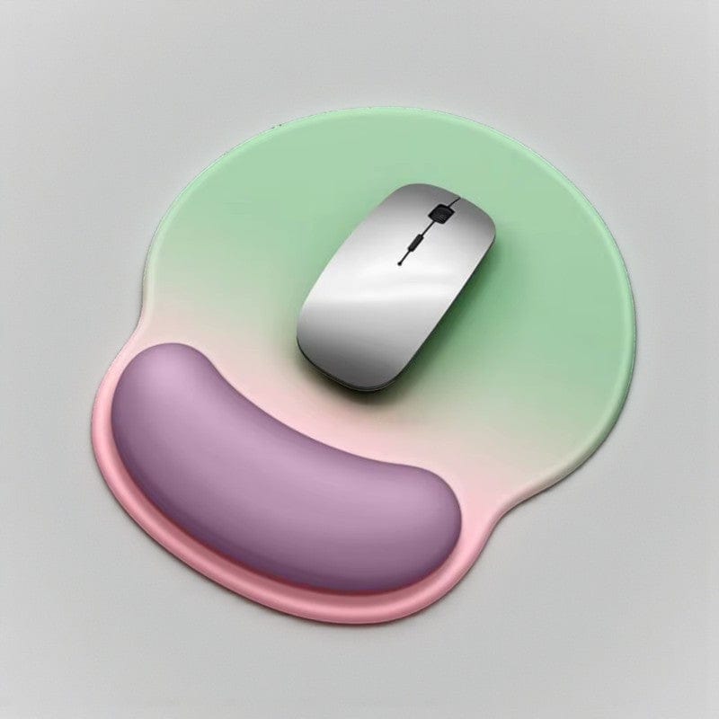 Vert violet Tapis de Souris Ergonomique avec Repose-Poignet - Support Confort 22x25cm