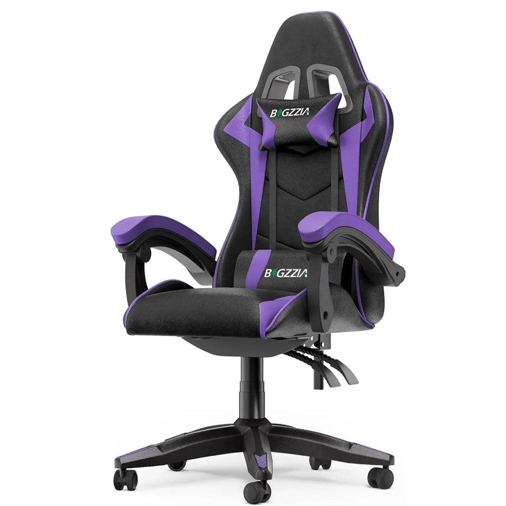 Violet Chaise Ergonomique de Bureau Gaming avec Dossier Inclinable et Support Lombaire