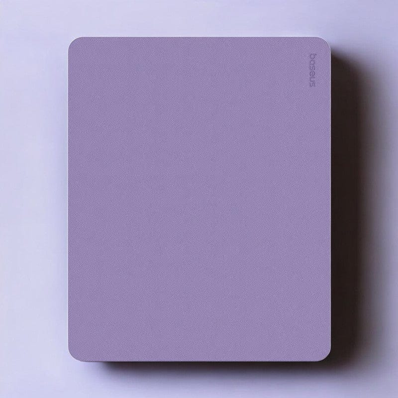 Violet Tapis de Souris en Cuir PU Antidérapant 26x21cm pour Station de Travail