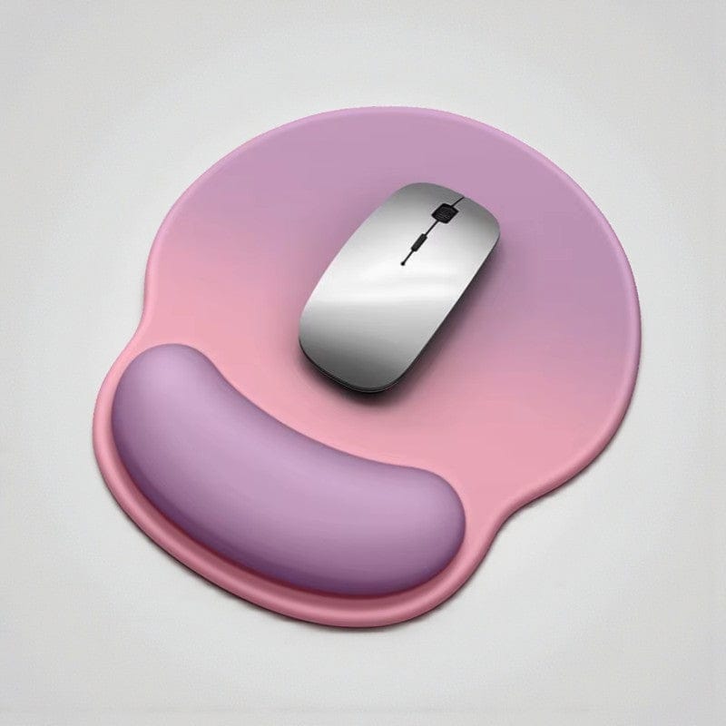Violet Tapis de Souris Ergonomique avec Repose-Poignet - Support Confort 22x25cm
